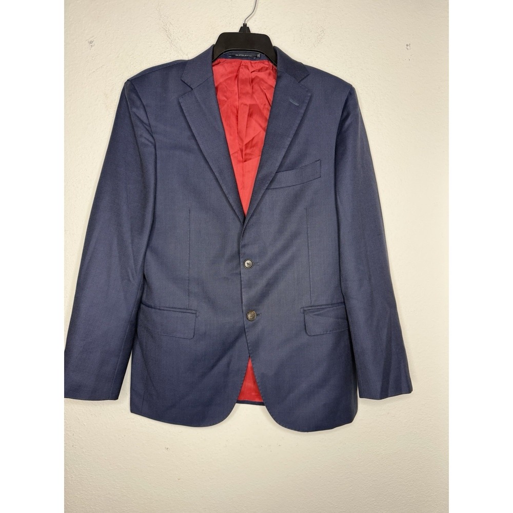 SUITSUPPLY Blazer Mens 36 Blue Vitale Barberis Canonico Pure Wool Sienna Italy
